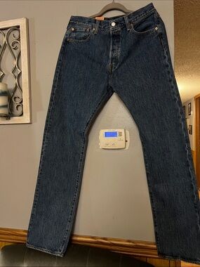 Levi's 501 Men's Dark Indigo Straight Jeans